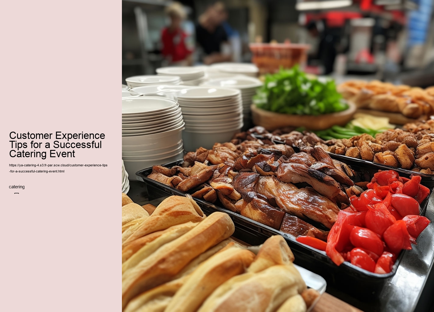 Customer Experience Tips for a Successful Catering Event